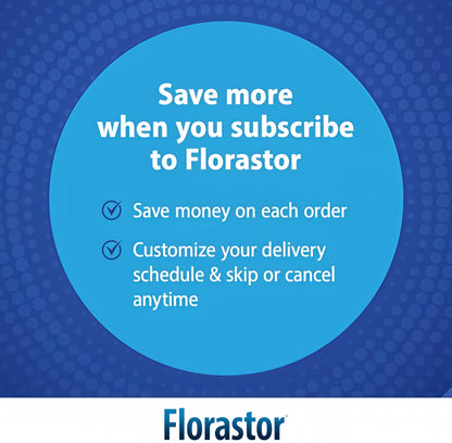 Florastor Probiotics for Digestive and lmmuneHealth, 100 Capsules, Probiotics for Women &Men, Helps Flush Out Bad Bacteria, Boosts TheGood with Our Unique Strain SaccharomycesBoulardii